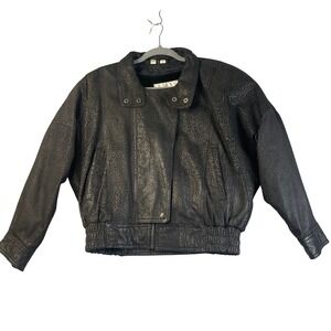 Wilson's Leather Suede‎ Jacket Women M Brown Made in Korea VTG Cowboycore Boho